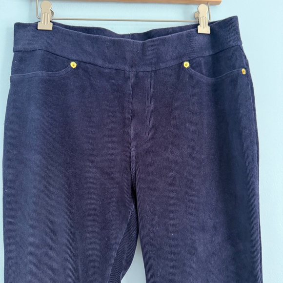 MICHAEL KORS Stretch Corduroy Pull-On Legging Size L - Picture 2 of 10